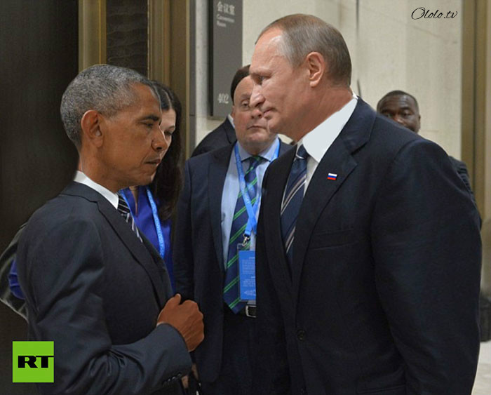 Пронзительный взгляд Обамы и Путина с упоением троллят в сети: фото-пародии со всего света рис 7