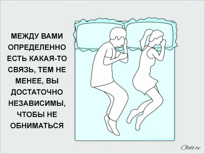 То, как вы спите, стопроцентно отражает суть ваших отношений