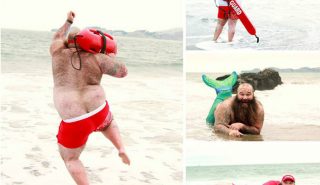 10 комичных фото с пляжа от парня с чувством юмора!