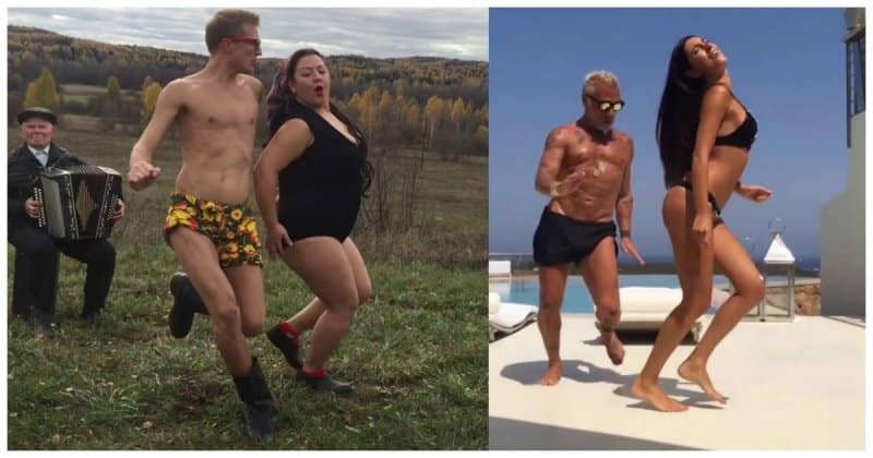Наш ответ итальянскому миллионеру! «Боня и Кузьмич» сняли пародию на танцующего бизнесмена