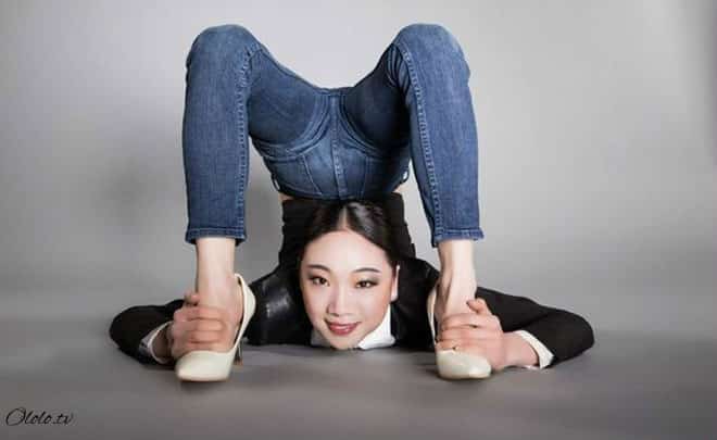 Китайская «Гуттаперчевая девушка» демонстрирует чудеса гибкости рис 19
