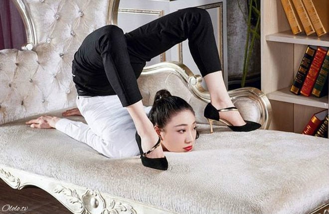 Китайская «Гуттаперчевая девушка» демонстрирует чудеса гибкости рис 16