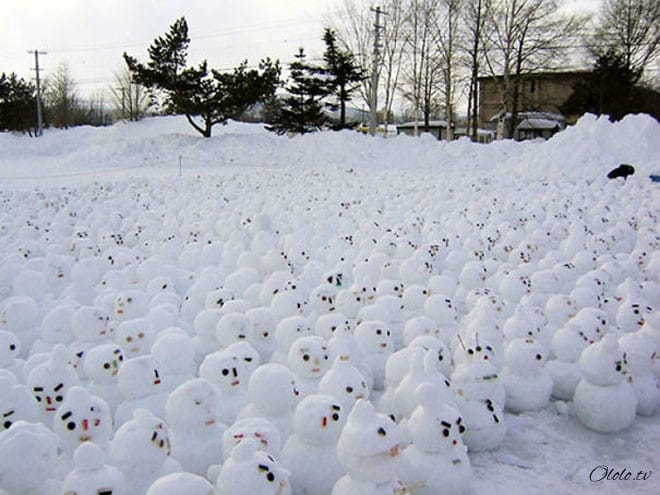 16 самых забавных и безумных снеговиков рис 7