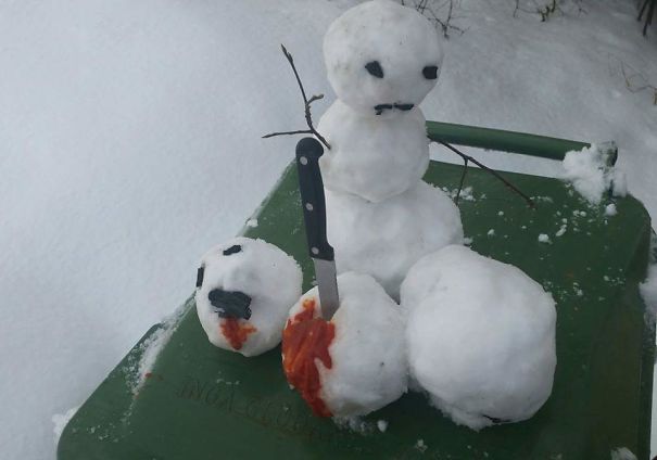 Фотоподборка самых красивых и будоражащих сознание снеговиков. рис 4