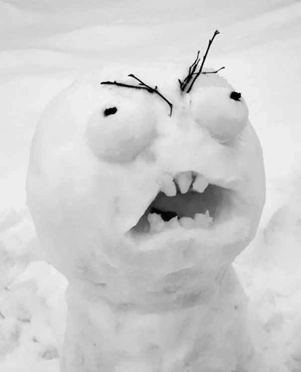 Фотоподборка самых красивых и будоражащих сознание снеговиков. рис 9