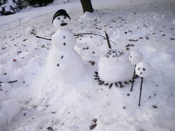 Фотоподборка самых красивых и будоражащих сознание снеговиков. рис 23