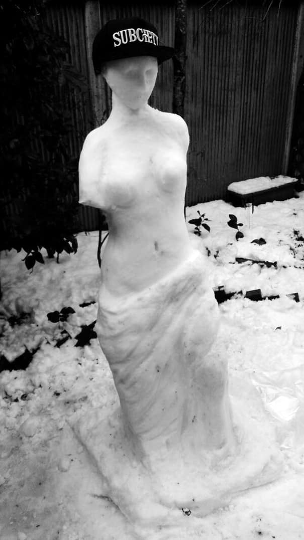 Фотоподборка самых красивых и будоражащих сознание снеговиков. рис 32