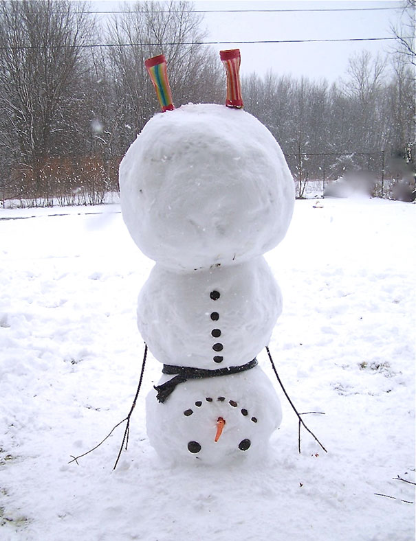 Фотоподборка самых красивых и будоражащих сознание снеговиков. рис 38