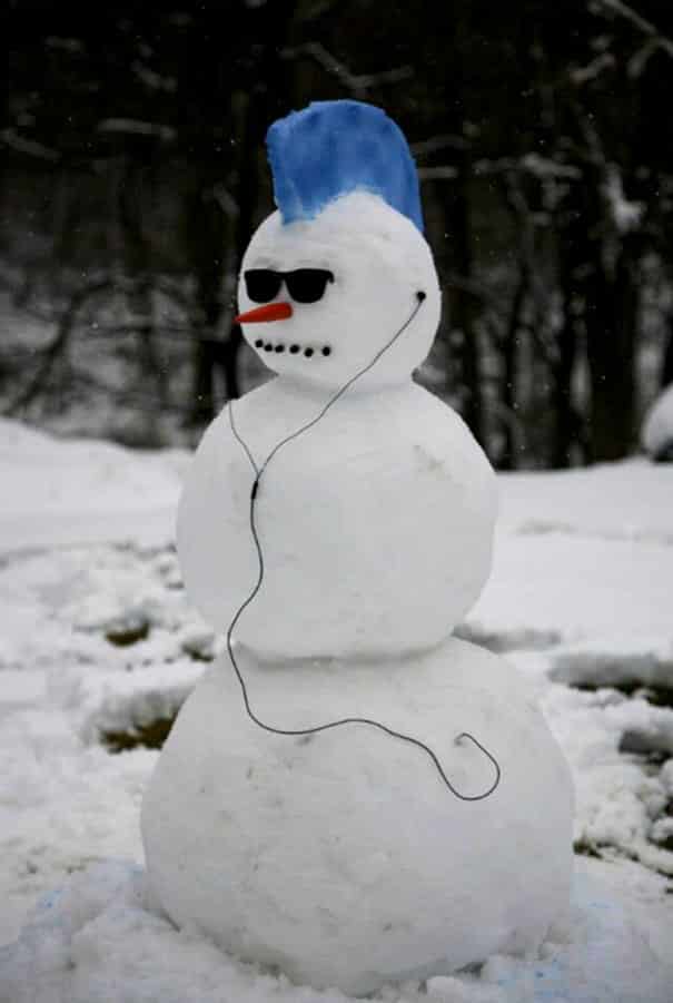 Фотоподборка самых красивых и будоражащих сознание снеговиков. рис 47
