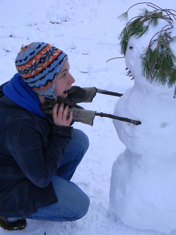 Фотоподборка самых красивых и будоражащих сознание снеговиков. рис 56
