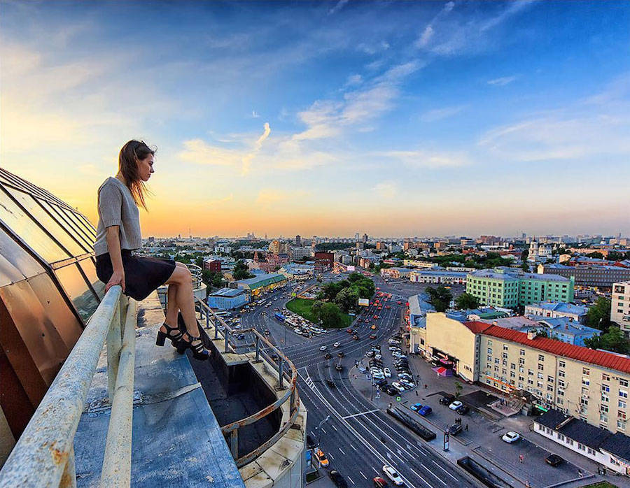 14 самых опасных селфи в мире в исполнении русского фотографа