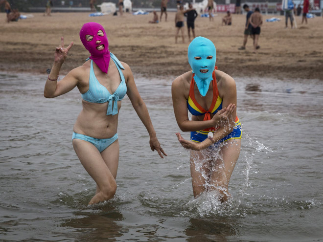 20 примеров бессмысленной и беспощадной моды с пляжей Китая! рис 14