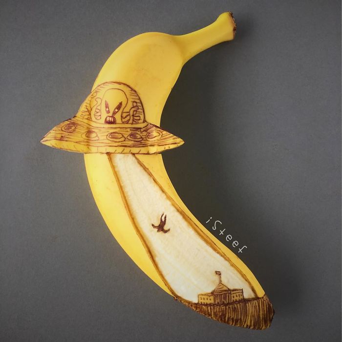 18+ бананов, превращенных художником в настоящее произведение искусства! рис 12