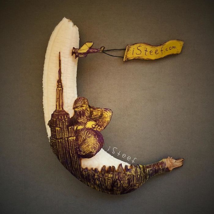 18+ бананов, превращенных художником в настоящее произведение искусства! рис 11