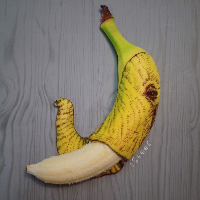 18+ бананов, превращенных художником в настоящее произведение искусства! рис 5