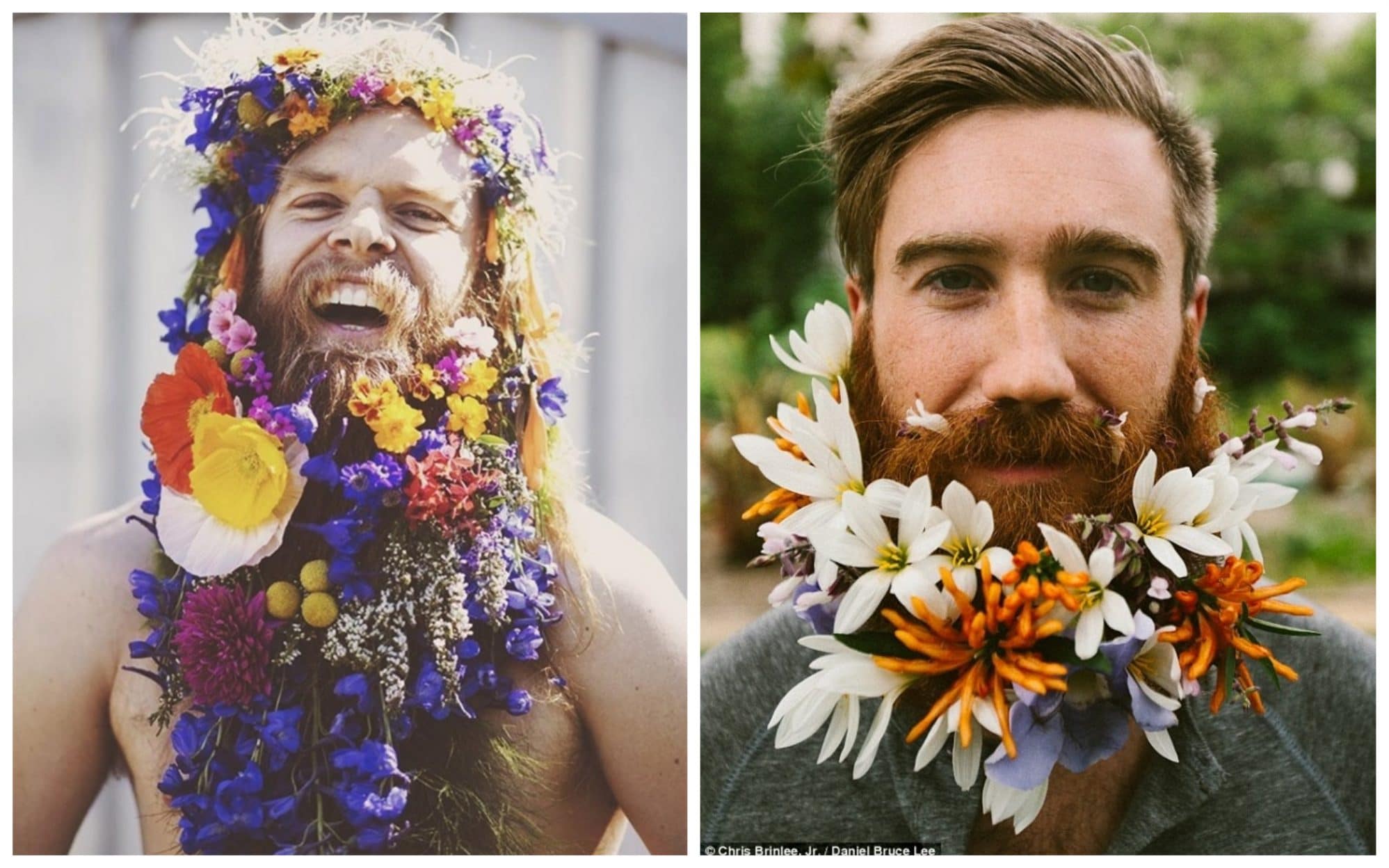 Цветы тебе в бороду! В Инстаграме новый тренд!