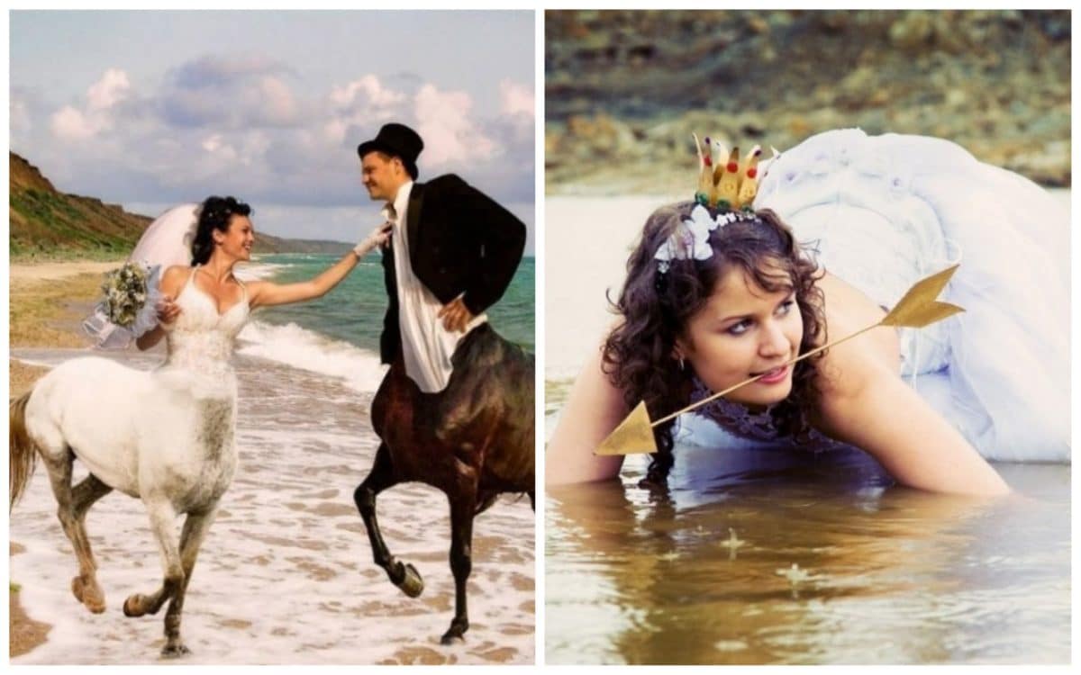 20+ беспощадных свадебных фото, которые могли быть сделаны только в России!