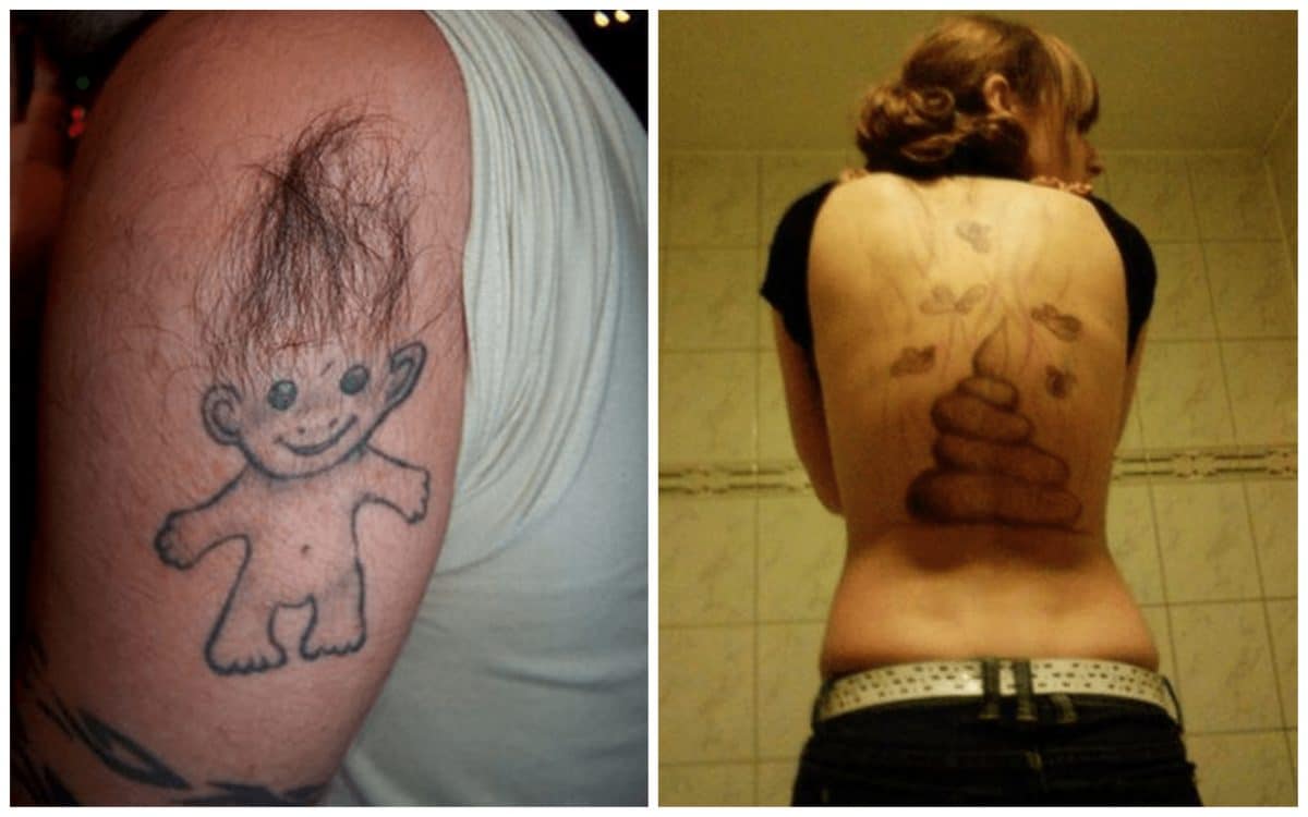 Неудачные татуировки фото ожидание и реальность