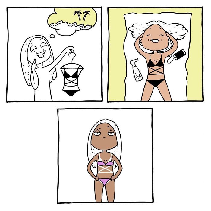 20 забавных комиксов о девичьих проблемах и путях их преодоления рис 8