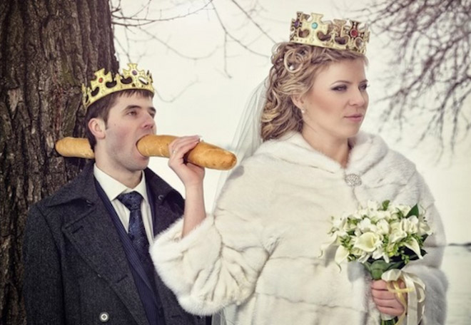 10+ беспощадных свадебных фото, которые могли быть сделаны только в России! Часть II рис 12