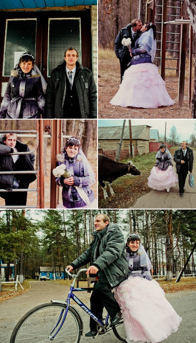 20+ беспощадных свадебных фото, которые могли быть сделаны только в России! рис 18