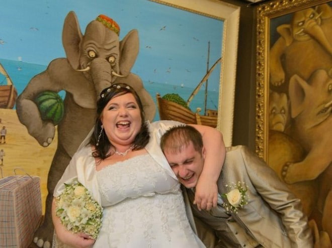 20+ беспощадных свадебных фото, которые могли быть сделаны только в России! рис 15