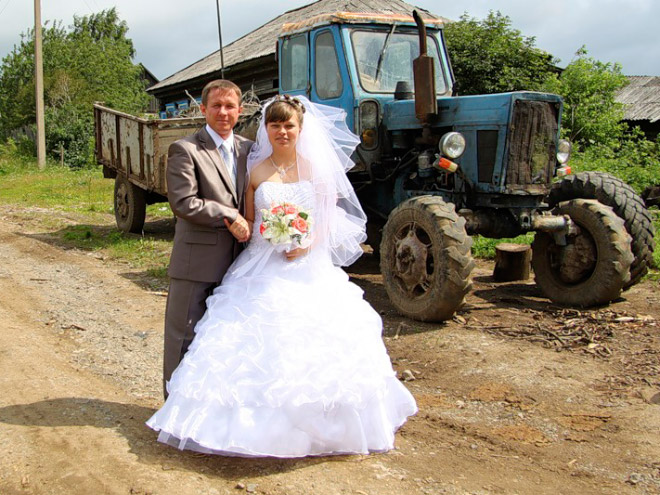 20+ беспощадных свадебных фото, которые могли быть сделаны только в России! рис 2