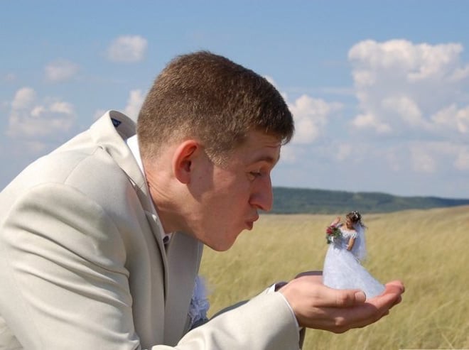 20+ беспощадных свадебных фото, которые могли быть сделаны только в России! рис 26