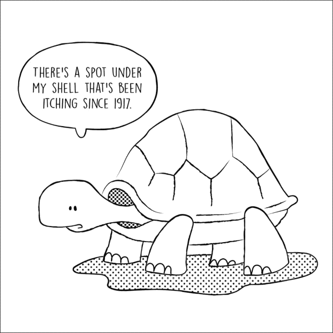 нарисованная черепаха