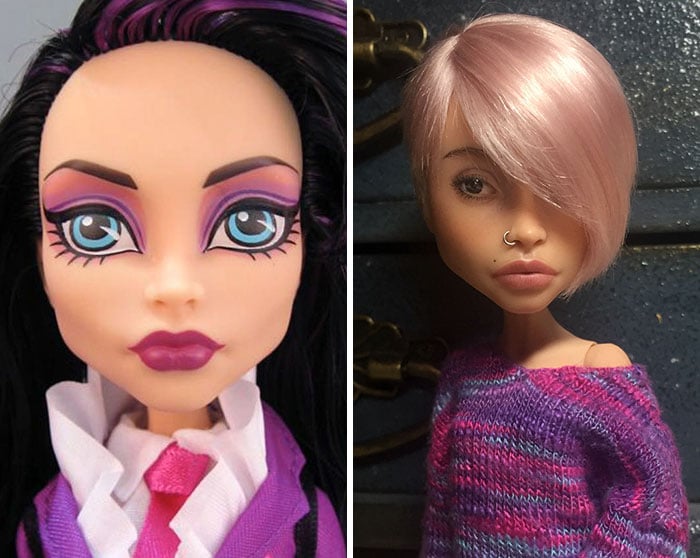куклы до и после