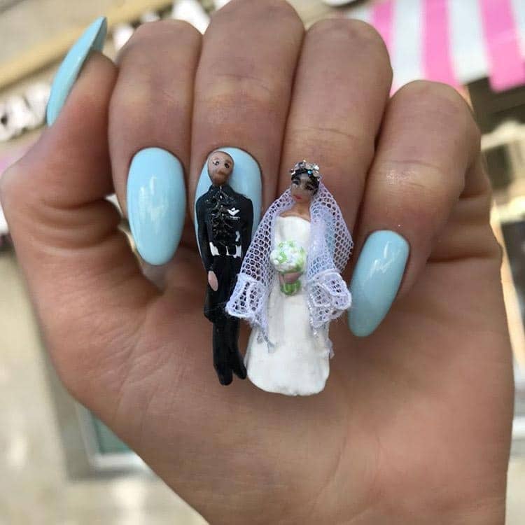 ногти-свадьба