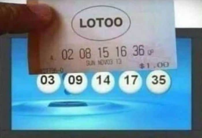 лотерейный билет