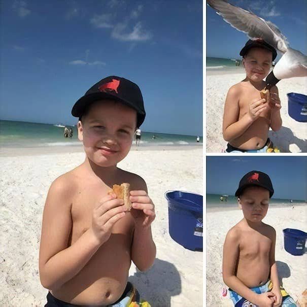 мальчик на пляже