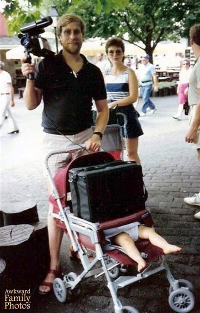 папа с коляской