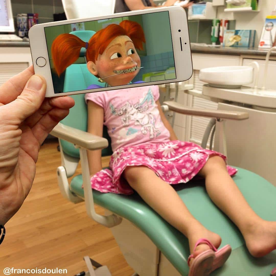 девочка в кресле стоматолога
