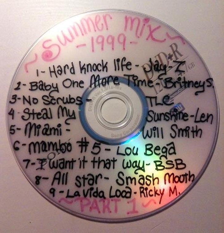 CD диск с песнями
