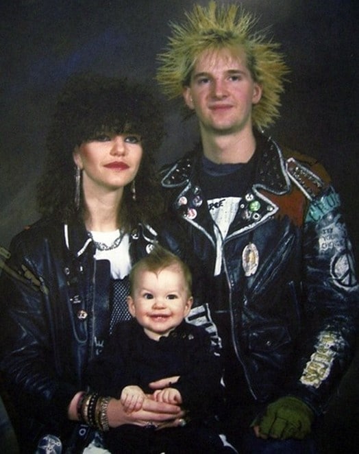 странное семейное фото
