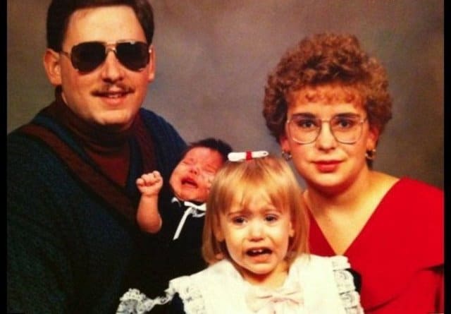 смешное семейное фото