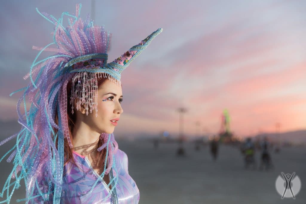 необычные костюмы на фестивале Burning Man