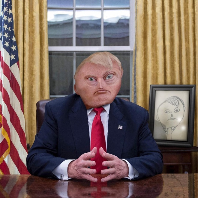 дональд трамп фотошоп