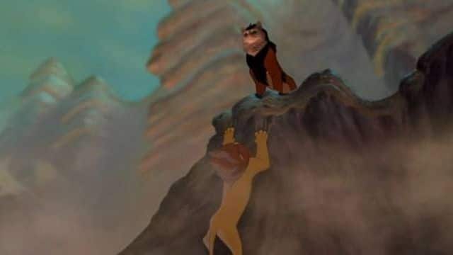 кадр из мультфильма "Король Лев"