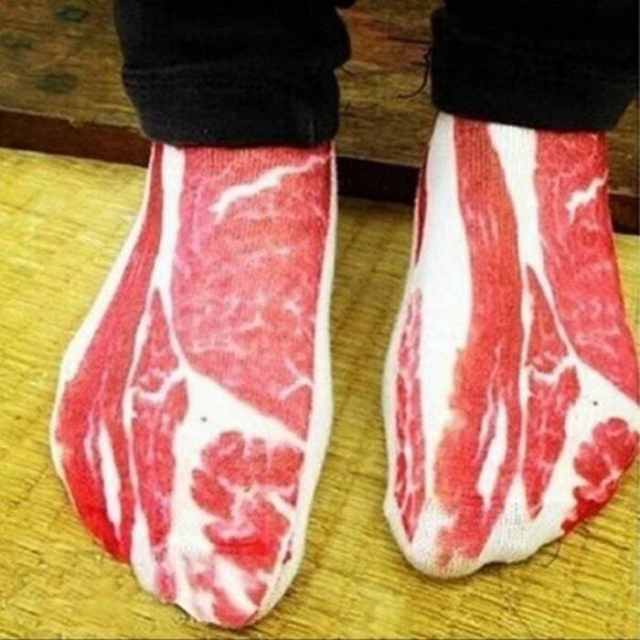 носки в виде мяса