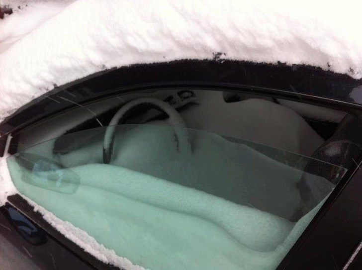 снег в авто
