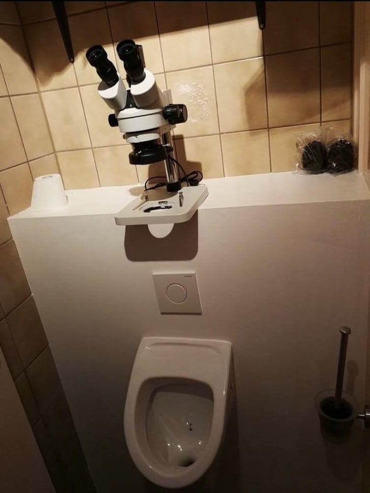 странный туалет