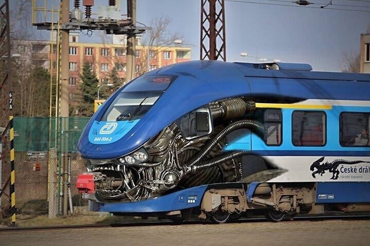 необычный поезд