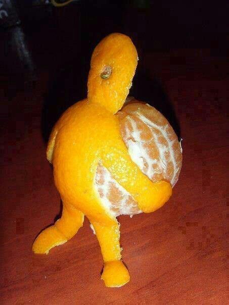 смешной апельсин