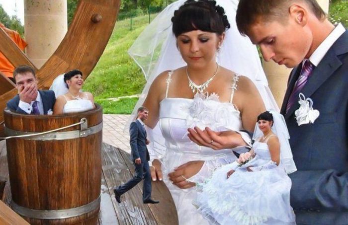 невеста и жених фотошоп рис 2