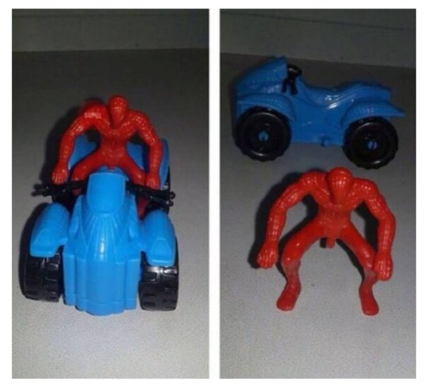 человек паук на квадроцикле