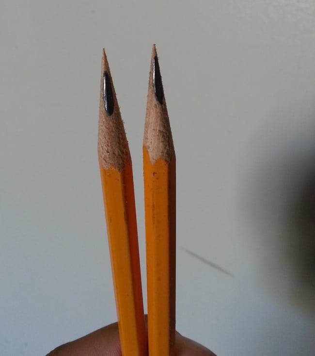 заточить карандаш