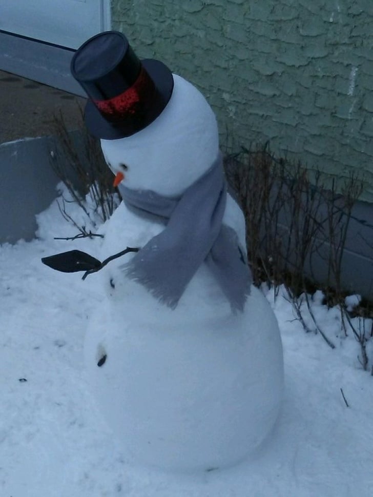 современный снеговик